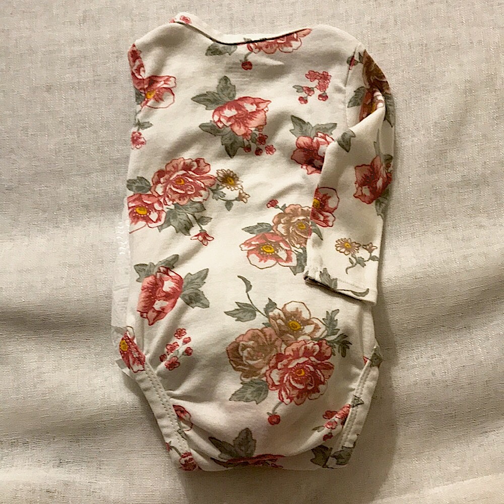 H&M | Baby Girls Floral Bodysuit | 2-4M | 3M